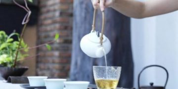 green tea in morning