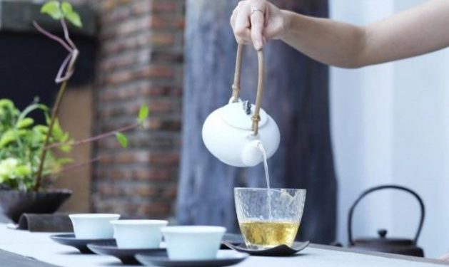 green tea in morning