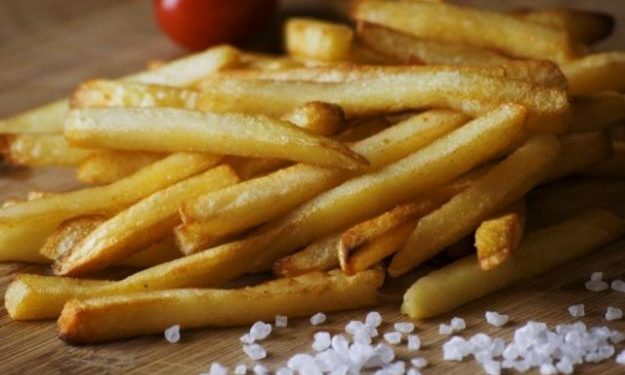 french fries food increase body fat