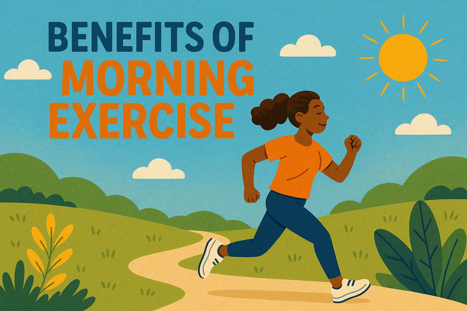 morning exercise illustration