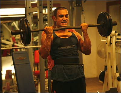 aamir khan training for ghajini ghajini body aamir khan