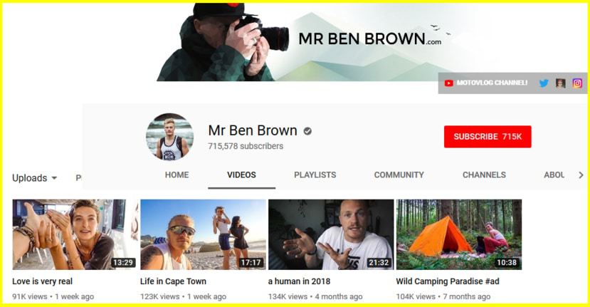 Mr Ben Brown vlog