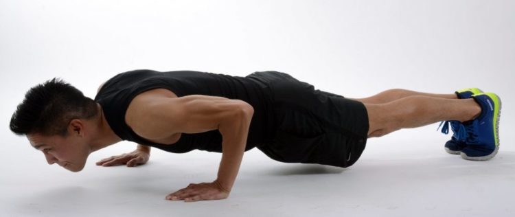 Push up exercise