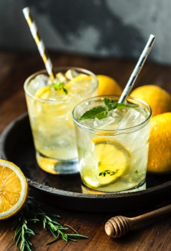 lemon water with ice | Matey Lifestyle